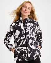 Chico's For Sale - Zenergy® Ripstop Floral Nights Anorak Jacket