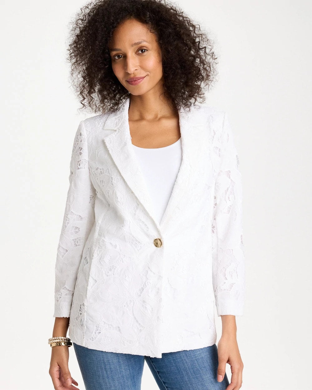 Chico's US - Classic Lace Blazer