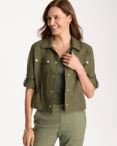Chico's For Sale - Linen Cargo Jacket