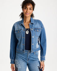 Chico's Online - Denim Parrot Pocket Jacket
