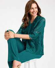 Chico's On Sale - Travelers™ Collection Palm Frond Sheer Jacket