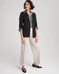 Chico's US - Ponte Double-Breasted Knit Blazer