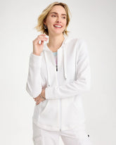 Chico's / Zenergy® Beach Slub Zip-Front Hoodie