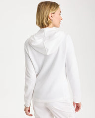 Chico's / Zenergy® Beach Slub Zip-Front Hoodie