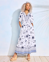 Chico's Discount - Slub Flutter-Sleeve Vacation Dress