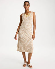 Chico's Sale - Knit Printed Sweater Dress