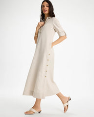 Chico's US - Embellished Linen Dress