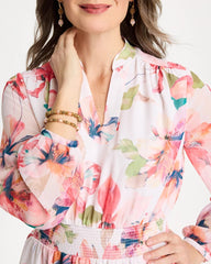 Chico's / Georgette Trapunto Pullover Dress