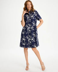 Chico's Online - Embroidered Floral Dress
