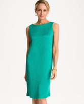 Chico's Travelers™ Crinkled Satin Tank Dress