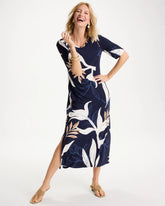 Chico's US - Printed Jersey Knit Column Dress