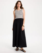 Chico's On Sale - Poplin Cotton Rib Mix Dress