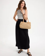 Chico's On Sale - Poplin Cotton Rib Mix Dress