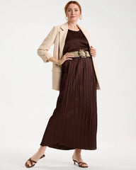 Chico's Sale - Satin Crinkle Maxi Skirt