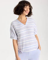 Chico's US - Zenergy® Striped Gauze Lounge Shirt