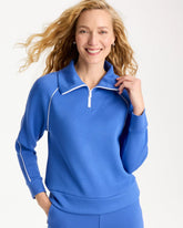 Chico's Outlet - Zenergy® Soft Pique Half-Zip Pullover Top
