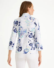 Chico's Online - Zenergy® UPF Floral Snap Mockneck