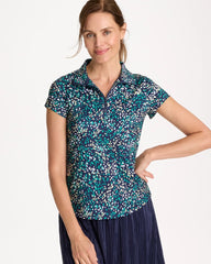 Chico's On Sale - Zenergy® UPF Dots Half Zip Polo