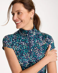 Chico's On Sale - Zenergy® UPF Dots Half Zip Polo