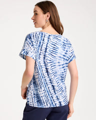 Chico's Online - Zenergy® Tie-Dye Drop Shoulder Tee