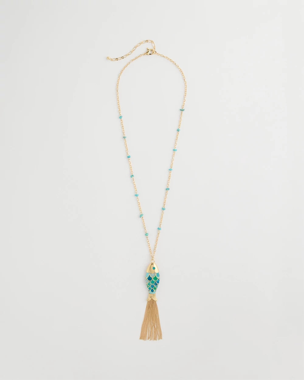 Chico's Sale - Tassel Fish Pendant Necklace