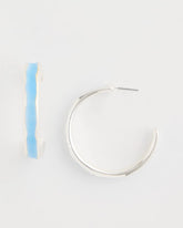Chico's Outlet - Sea Glass Inspired Hoop Earrings