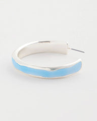 Chico's Outlet - Sea Glass Inspired Hoop Earrings