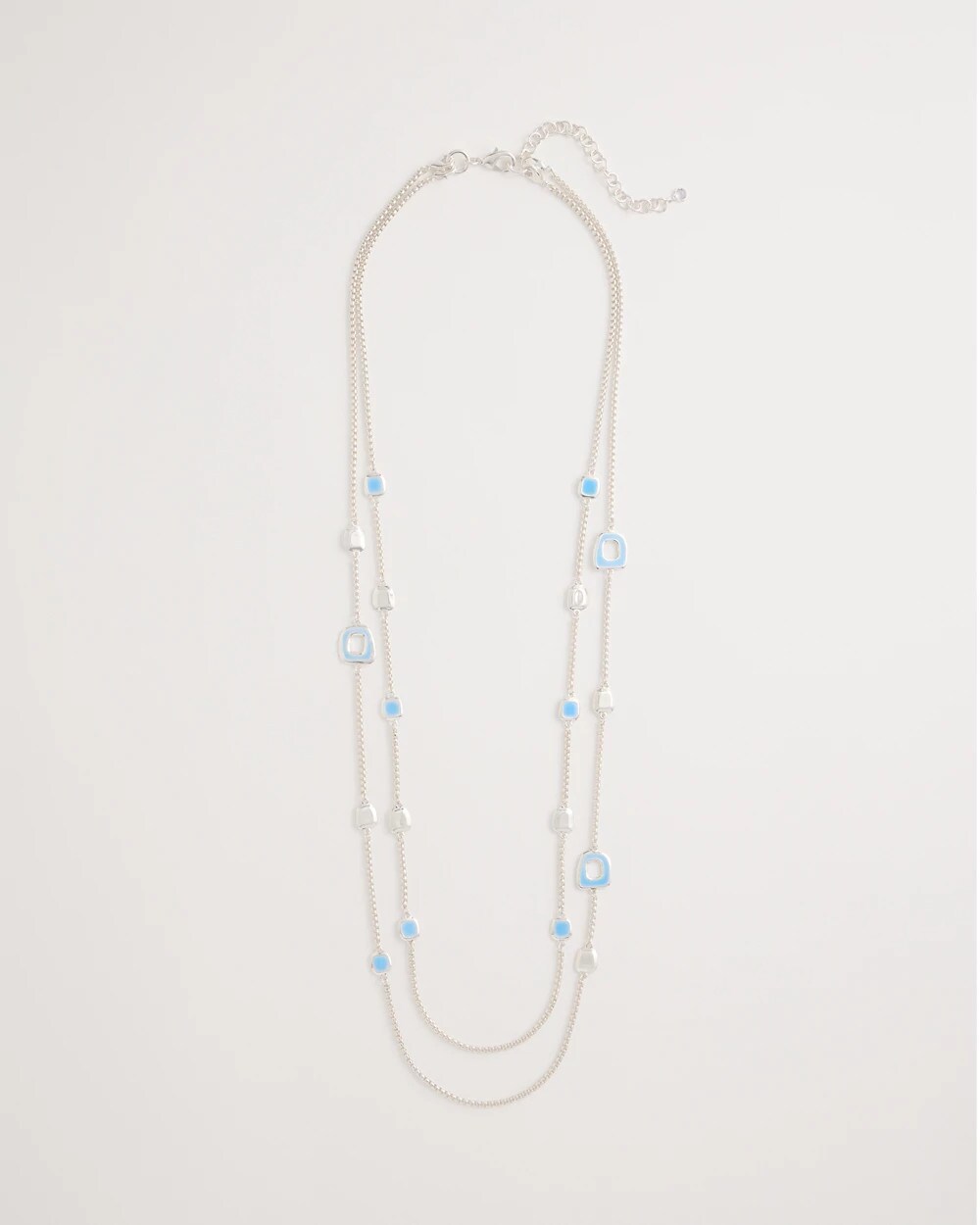 Chico's US - Sea Glass Inspired Charm Necklace