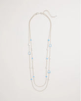 Chico's US - Sea Glass Inspired Charm Necklace