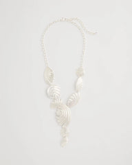 Chico's On Sale - Silvertone Shell Charm Y-Necklace