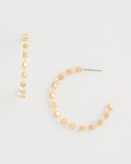 Chico's For Sale - Sea Foam Hoop Earrings