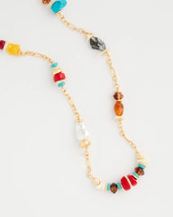 Chico's Outlet - Mixed-Media Long Beaded Necklace