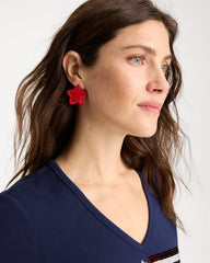 Chico's US - Americana Red Star Stud Earrings