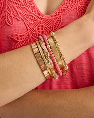 Chico's Discount - Aventurine Jade Stone Stretch Bracelet