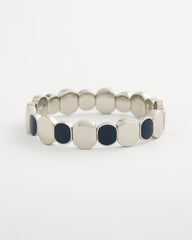 Chico's For Sale - Navy Resin Glam Stretch Bracelet