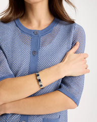 Chico's For Sale - Navy Resin Glam Stretch Bracelet