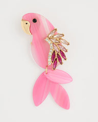 Chico's Online - Chic Pink Parrot Brooch