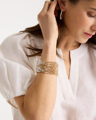 Chico's US - Multi-Strand Beaded Stretch Bracelet