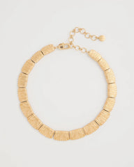 Chico's Online - Crinkle Goldtone Collar Necklace
