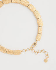 Chico's Online - Crinkle Goldtone Collar Necklace