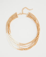 Chico's US - Multi-Strand Beaded Short Necklace