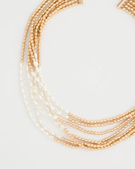 Chico's US - Multi-Strand Beaded Short Necklace