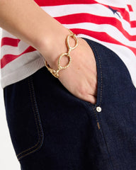 Chico's Online - Goldtone Open Link Toggle Bracelet