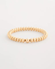 Chico's US - Goldtone Rounded Stretch Bracelet