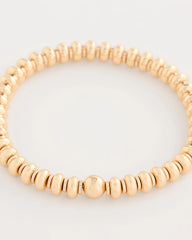 Chico's US - Goldtone Rounded Stretch Bracelet