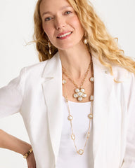 Chico's Siren Faux Pearl Pendant Necklace