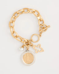 Chico's On Sale - Toggle Bar Charm Bracelet