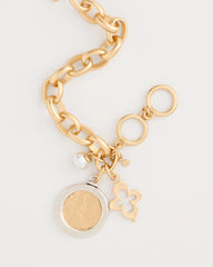 Chico's On Sale - Toggle Bar Charm Bracelet