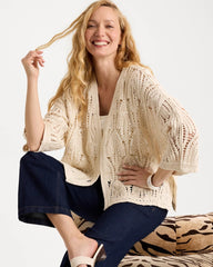 Chico's Outlet - Cotton Crochet Kimono