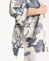 Chico's US - Cotton Jacquard Fringed Kimono